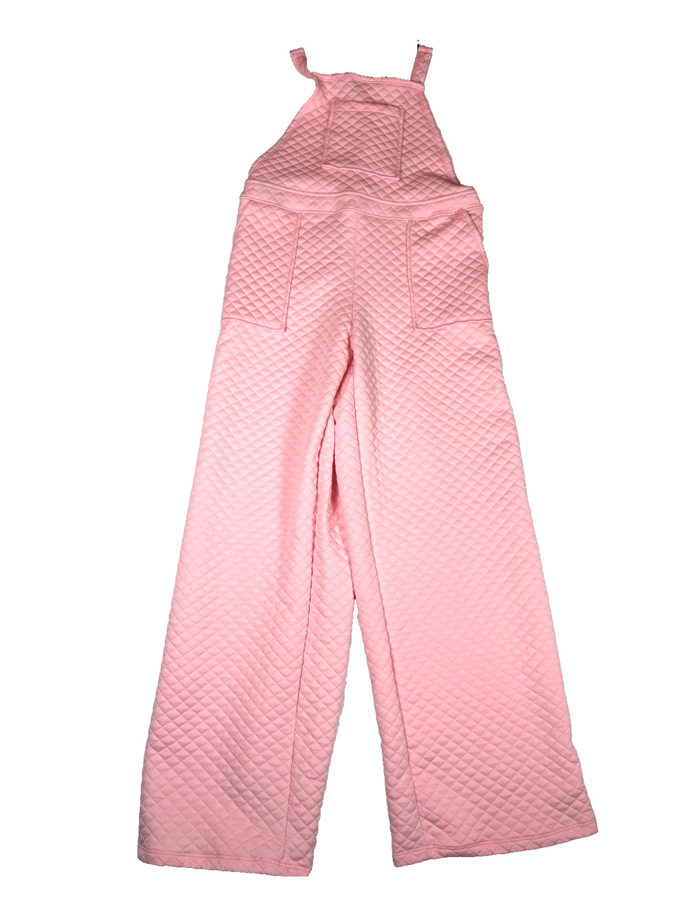 LUX LA WOMEN'S TOTAL COUNTY DIVA QUILTED OVERALLS PINK SIZE MEDIUM